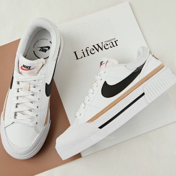 NIKE COURT LEGACY LIFT PLATFORM shoes - Picture 2 of 6